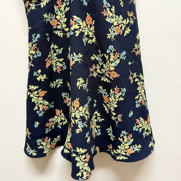 2/$30 - 19 Cooper - Navy Floral Halter Mini Dress Size Medium - Picture 4 of 7